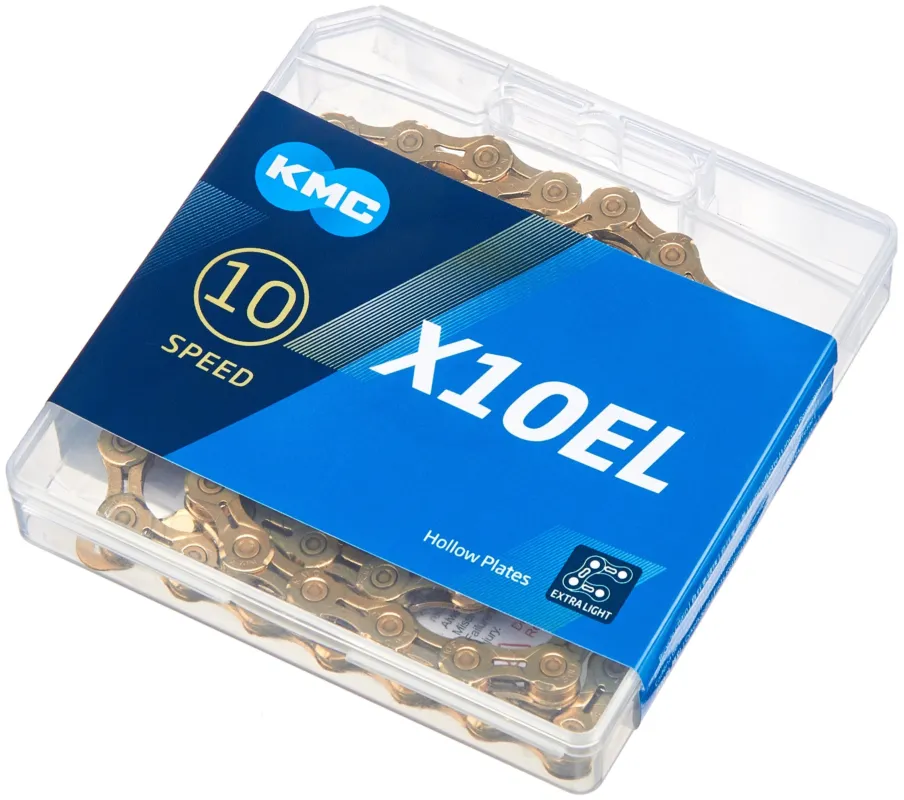 KMC X10EL Ti-N Kette 10-fach gold Sichere Zahlung