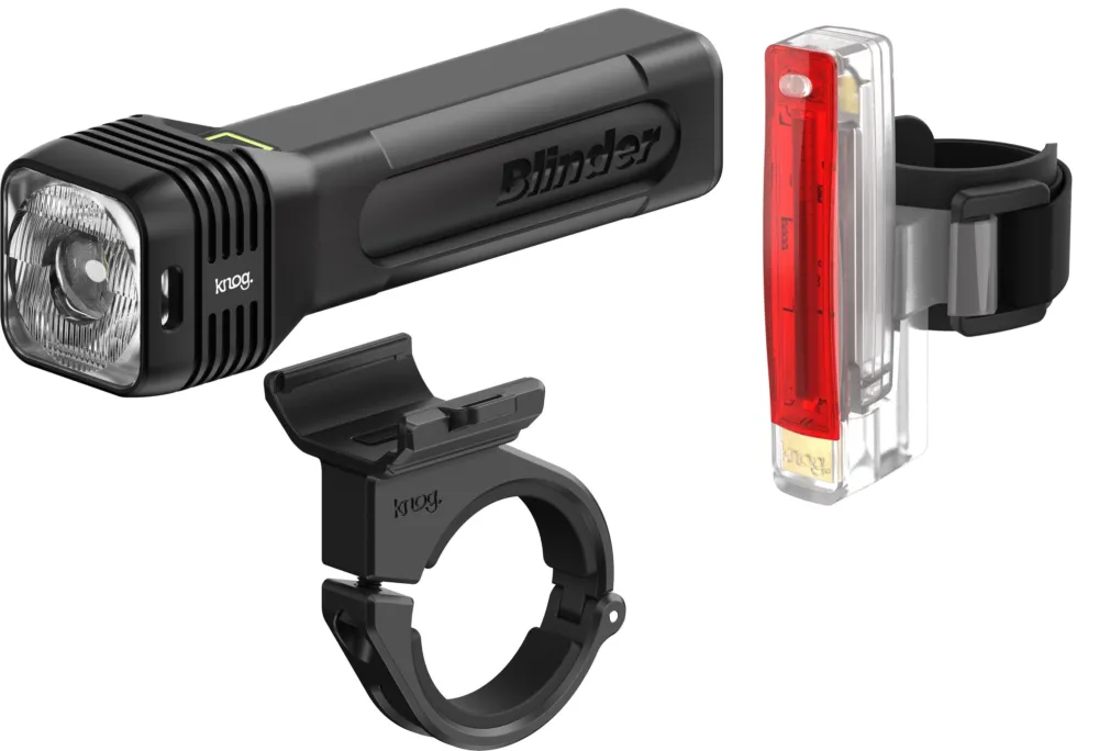 Knog Blinder 80 + Plus Twinpack Beleuchtungssets StVZO black Wochenendangebot