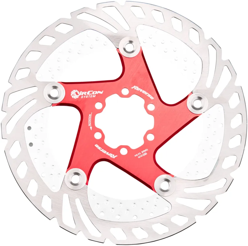 Garantierte Lieferung Reverse AirCon Bremsscheibe 6-Loch rot