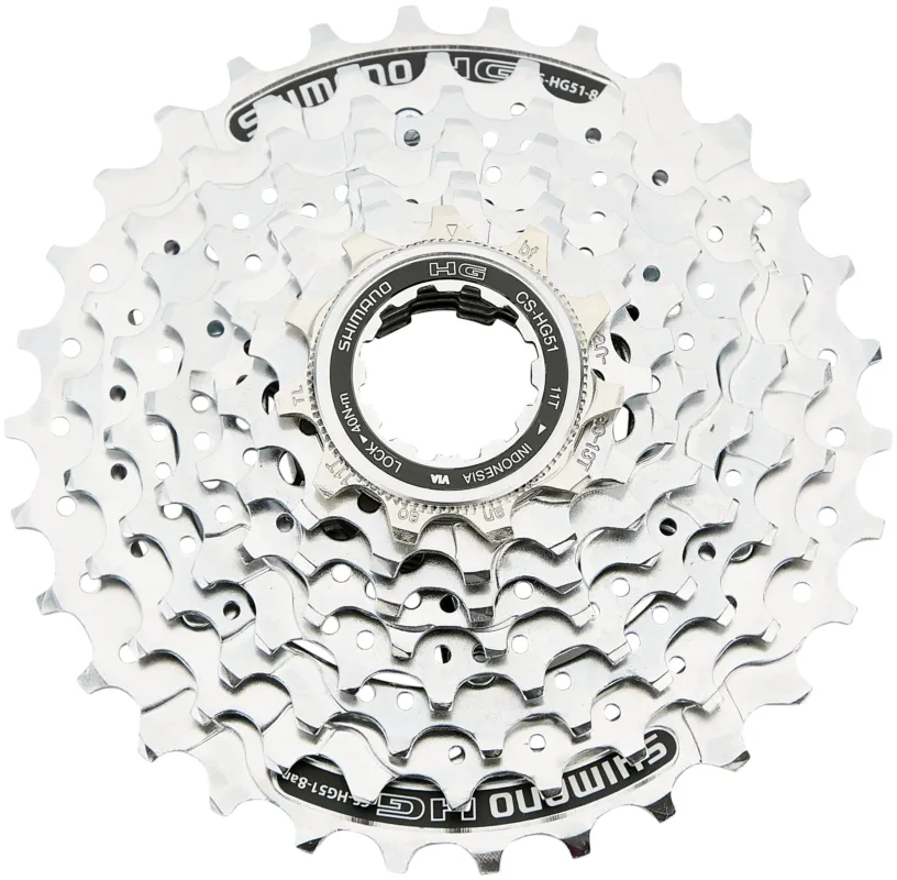 Gratis Versand Shimano CS-HG51 Kassette 8-fach silber