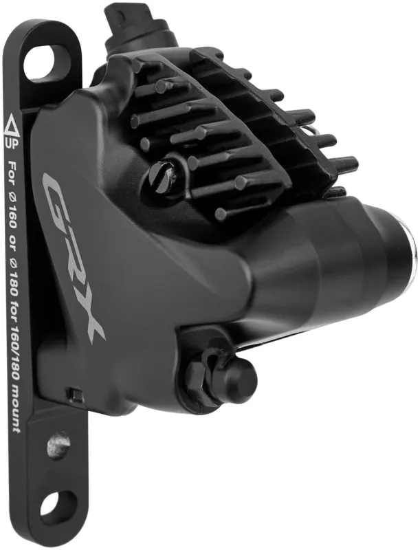 Preisreduziert Shimano GRX BR-RX400 Scheibenbremssattel Vorderrad schwarz