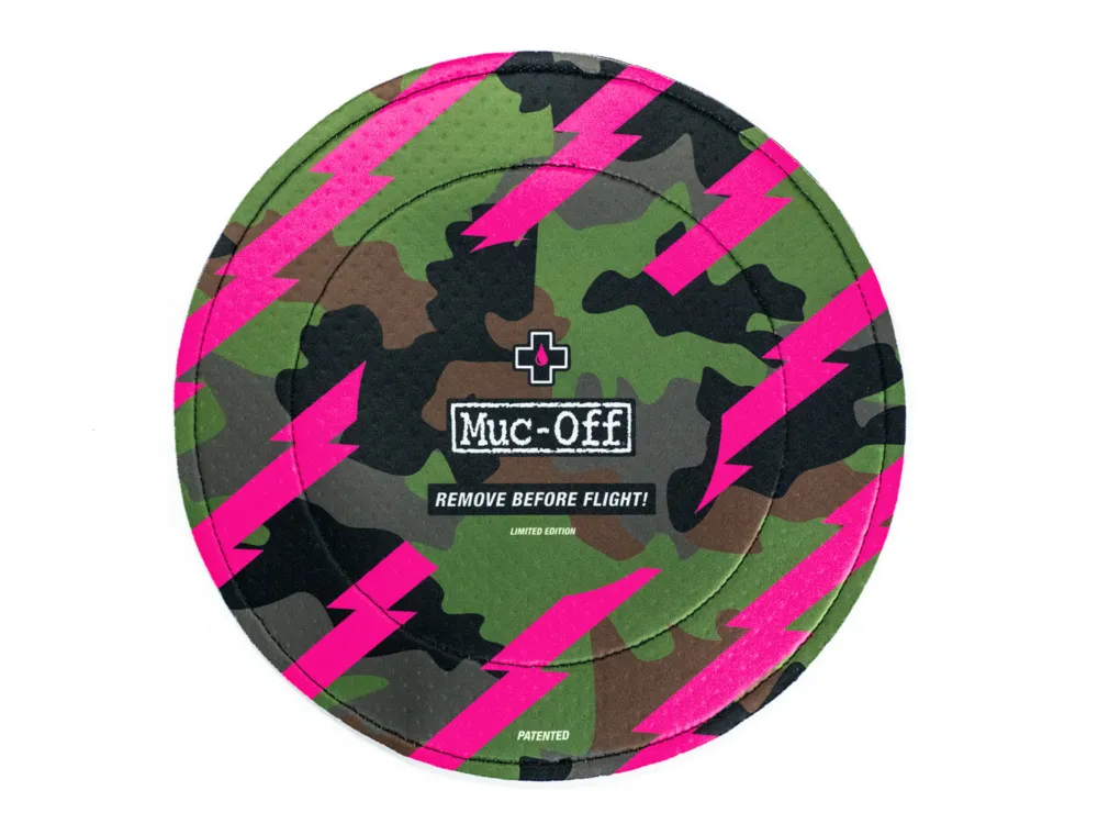Finale Aktion Muc-Off Disc Brake Covers 1 Paar grün/pink