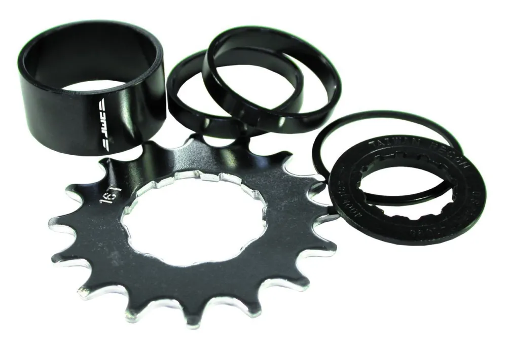 Schneller Versand DMR Single Speed Spacer Set schwarz