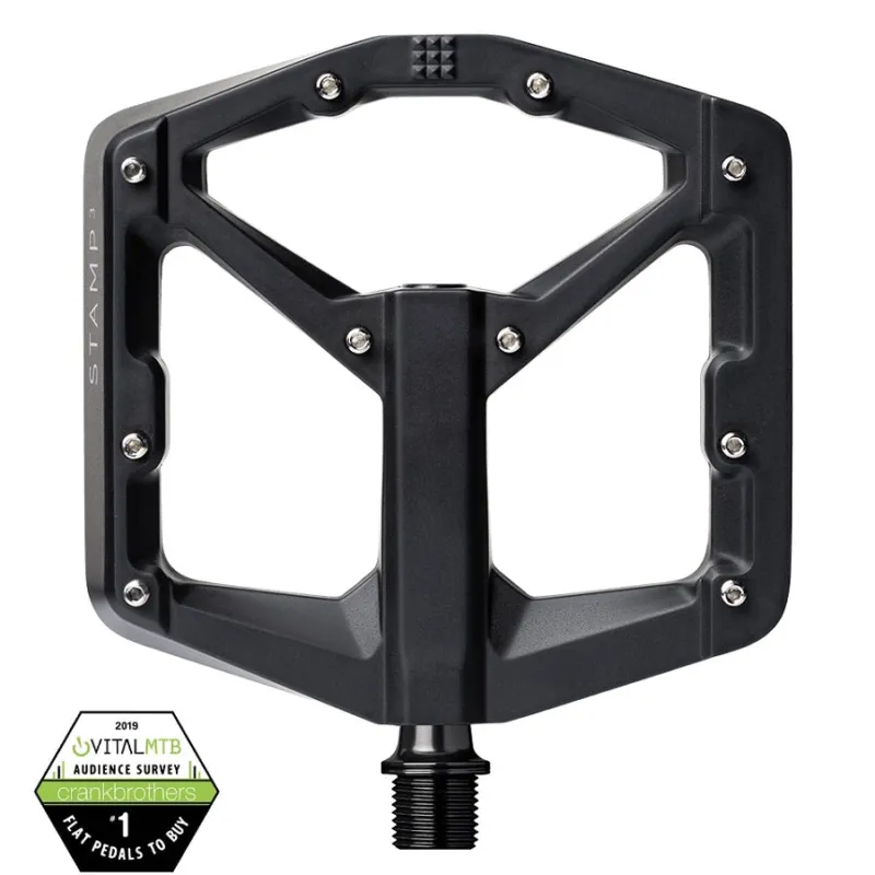Crankbrothers Stamp 3 Large Magnesium Plattform-Pedal black Direktkauf