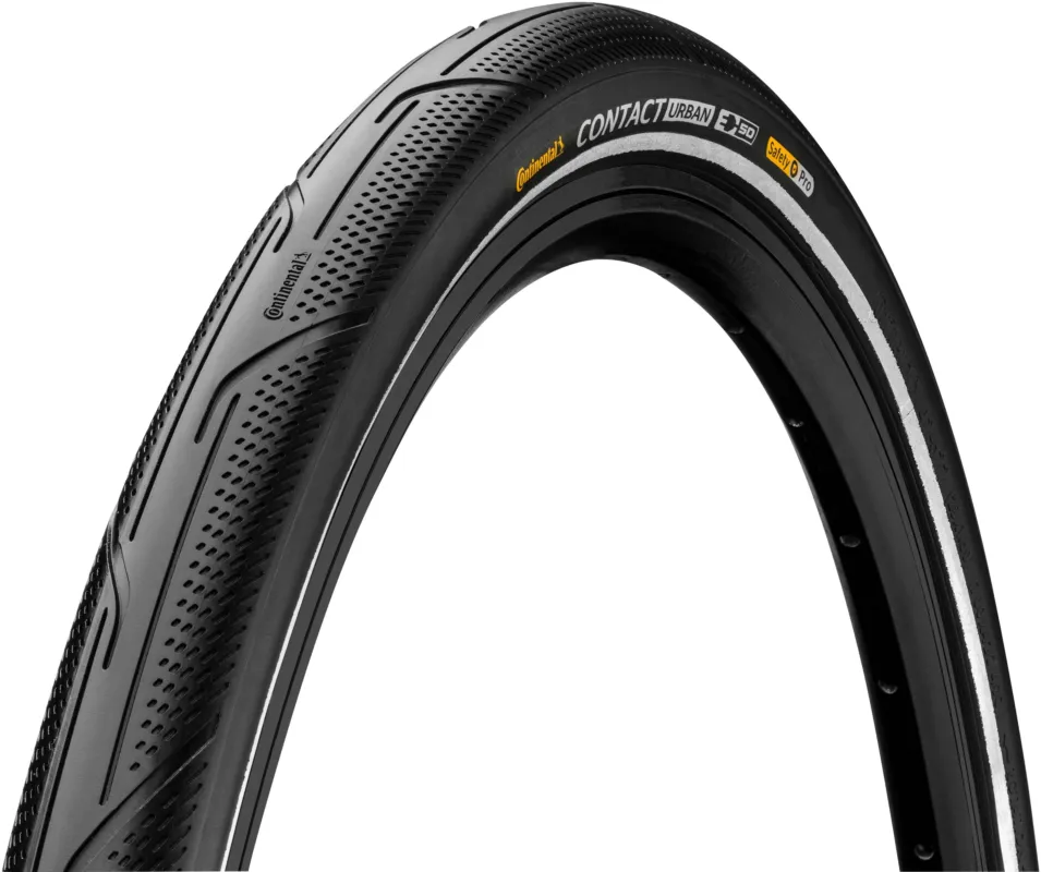 Continental Contact Urban Drahtreifen 28x1.50" Reflex E-50 SafetyPro schwarz Bestpreis