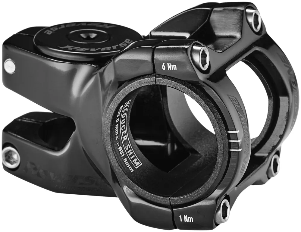 Geprüft Reverse Black One Titanium Vorbau Ø31,8mm schwarz