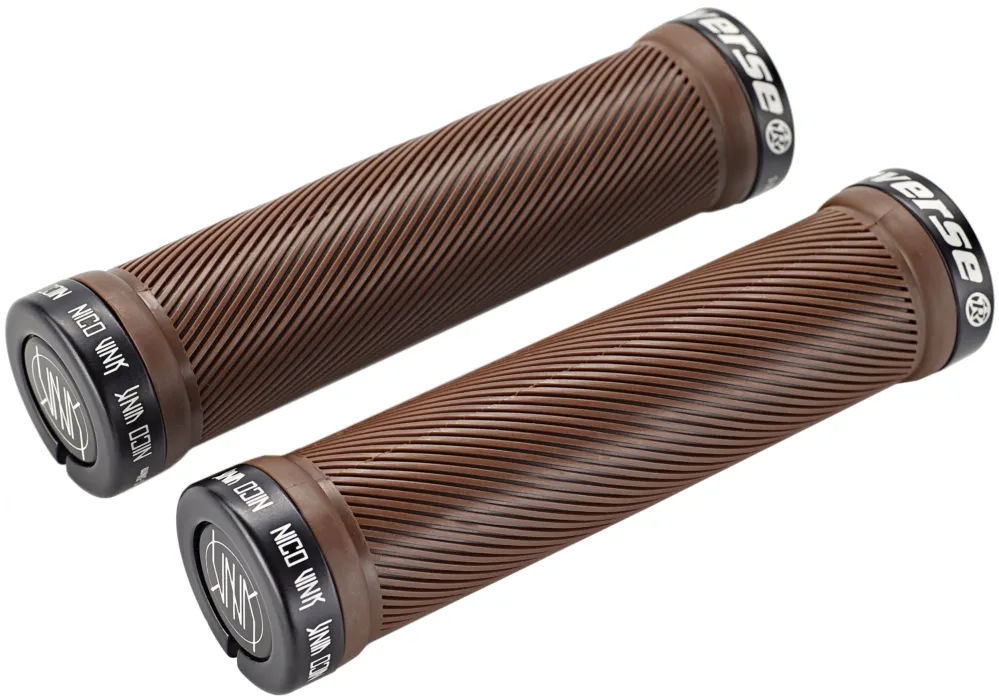 Mega-Angebot Reverse Nico Vink Signature Series Lock-On Griffe Ø30x130mm braun/schwarz
