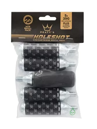 Markenware Holeshot CO2 Cartridge Refill Pack - MTB (25g)