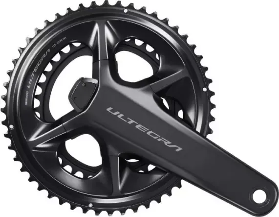 Abverkauf Kurbelgarnitur Ultegra FC-R8100-P 2x12 mit Powermeter Schwarz | kein Kettenschutzring | 50-34 | 170