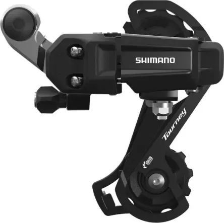 Schaltwerk Tourney RD-TY200 Schwarz lang | Mit Adapter (Road Type) Ausverkauf