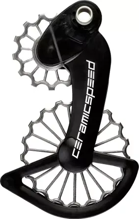 Begrenztes Angebot 3D Printed Ti OSPW Schaltrollen-System für Campagnolo 11-fach mechanisch EPS Titanium | coated | 13+19