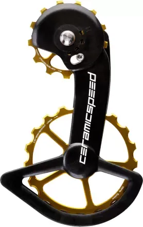 Begrenztes Angebot OSPW X Schaltrollen-System für Shimano GRX/RX 2x11 Gold | coated | 13+19