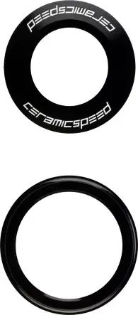 Direkt Vom Hersteller Outboard Steuersatz Black | 44mm, 1-1/8" to 1-1/4" | coated