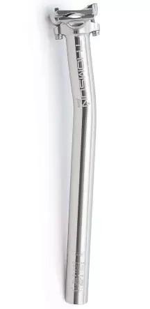 Elite Sattelstütze silber | 410 | 27,2 | 16mm Versatz Kostenloser Versand