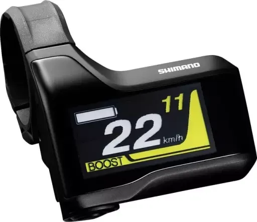 Display Shimano Steps SC-E8000 Schwarz | 31,8 mm Schelle mit Adapter für 35 mm Schelle Begrenztes Angebot
