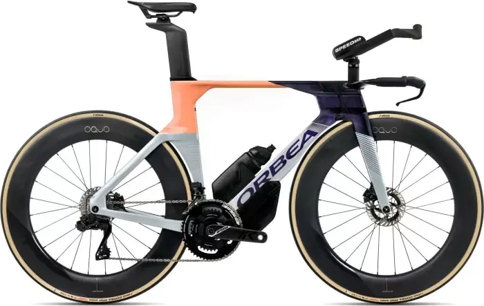 Neuheit Ordu M10iLTD UCI - 2026 Halo Silver - Tanzanite Carbon View - Orange Cloud (Gloss) | 9