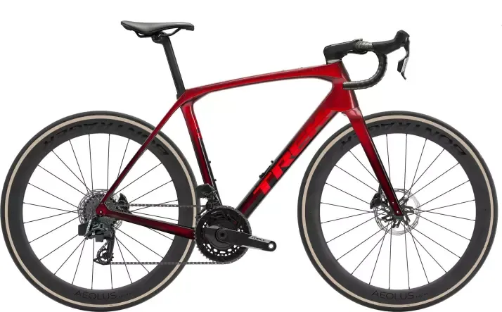 Bestseller Domane SLR 7 AXS Gen 4 - 2026 Metallic Red Smoke to Red Carbon Smoke | 54