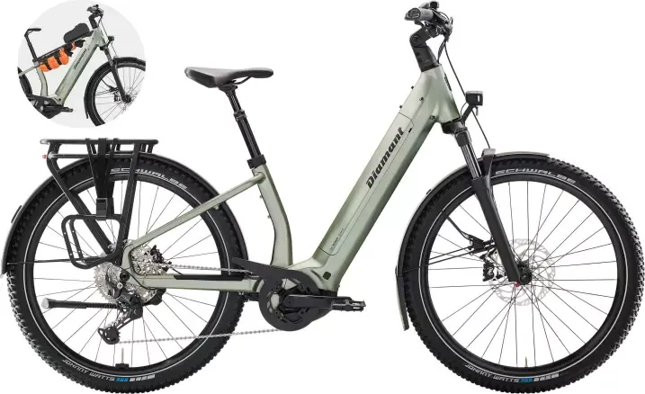 Suvea Trip Plus 600 Wh Einstieg tief - 2025 Heugrün | LXL Sonderangebot