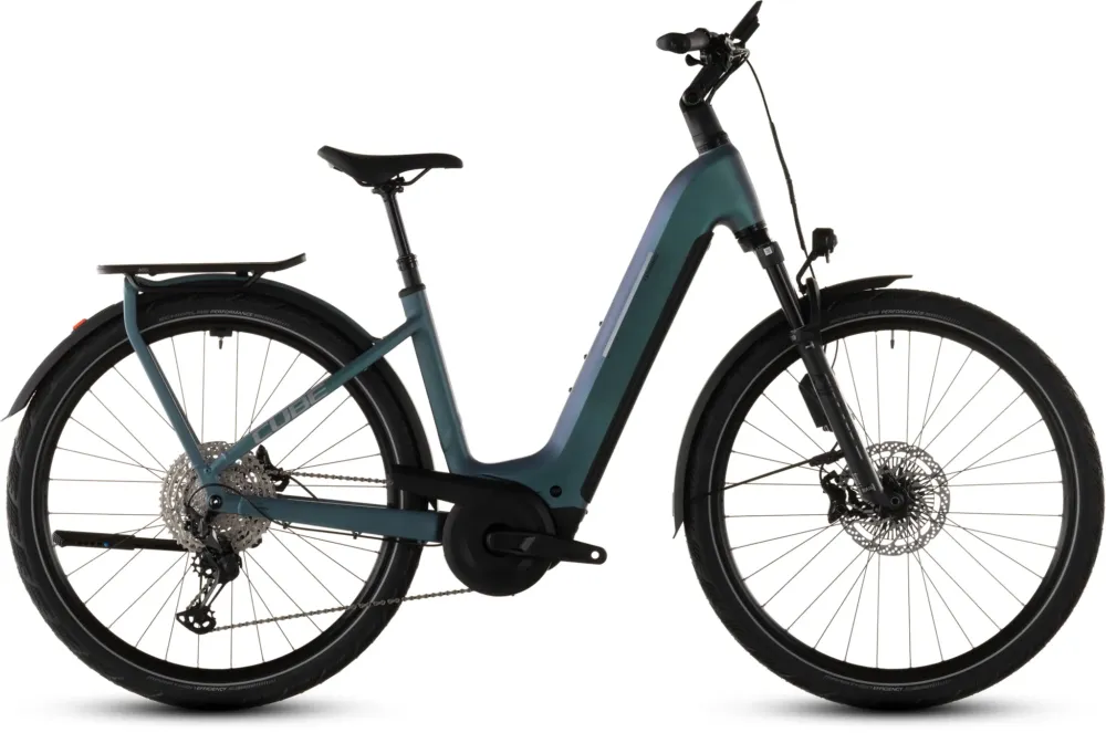 Cube Kathmandu Hybrid EXC 800 smaragdgrey´n´prism Tiefeinsteiger 2026 - 46 cm Begrenztes Angebot