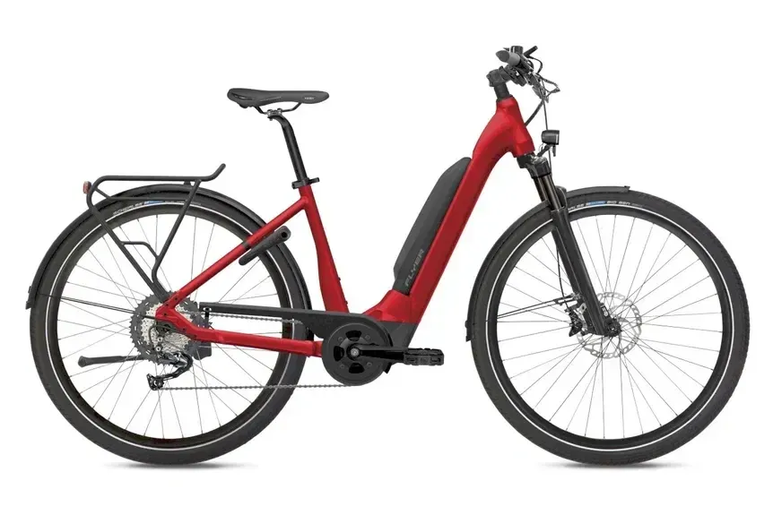 Flyer Upstreet5 5.10 Mercury Red Gloss Tiefeinsteiger - XL Begrenztes Angebot