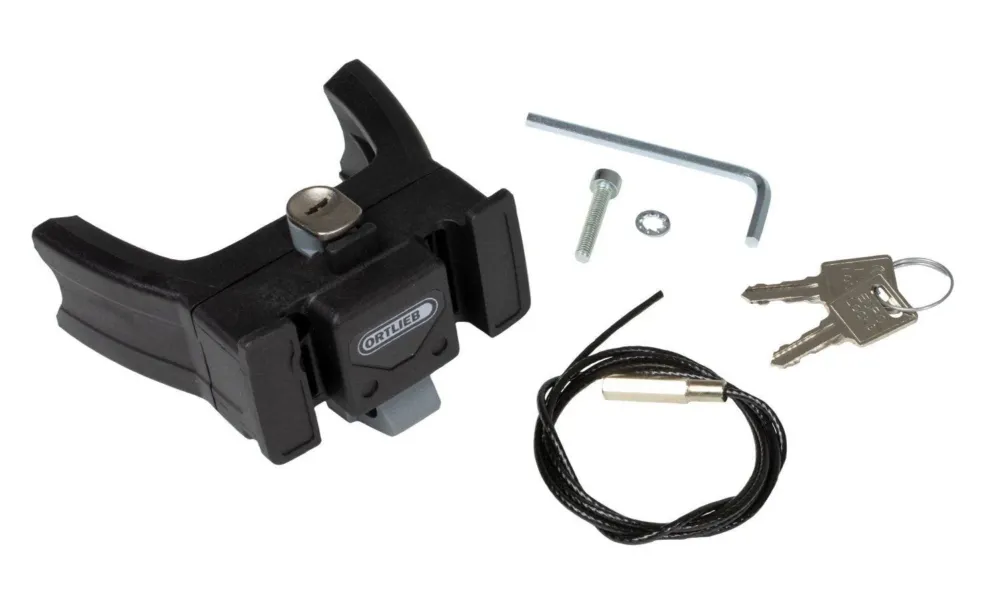 Top-Seller Ortlieb Handlebar Mounting-Set E-Bike w. Lock - Ortlieb Handlebar Mounting-Set E-Bike w. Lock
