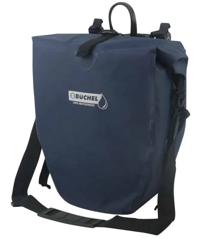 Büchel Gepäckträgertasche wasserdicht - blau / 25 l Jetzt Kaufen