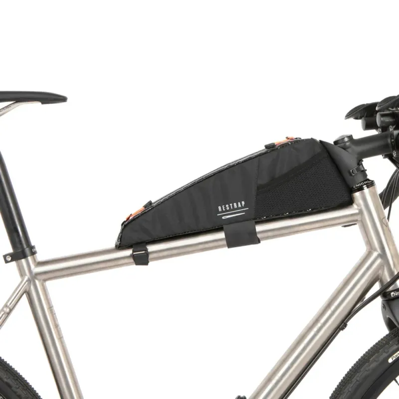Nur Für Kurze Zeit Restrap Race Top Tube Bag - black / 1.2 l
