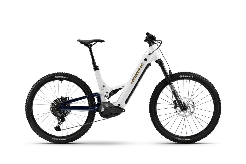 Zertifiziert Haibike Alltrail 8 Low 27.5 white/blue/gold 2026 - L