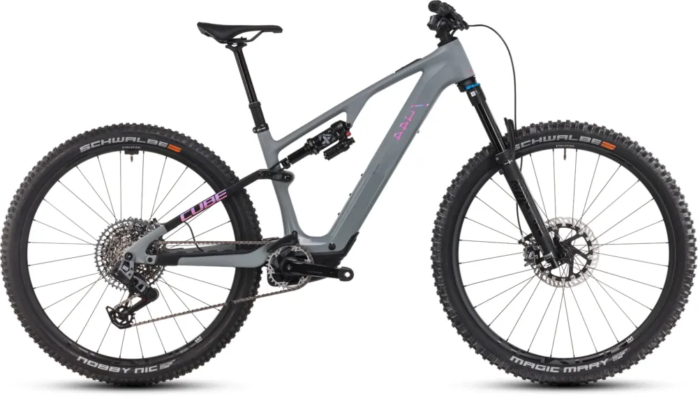 Aktuell Cube AMS Hybrid ONE44 C:68X TM 400X swampgrey´n´purplereflex 2025 - S