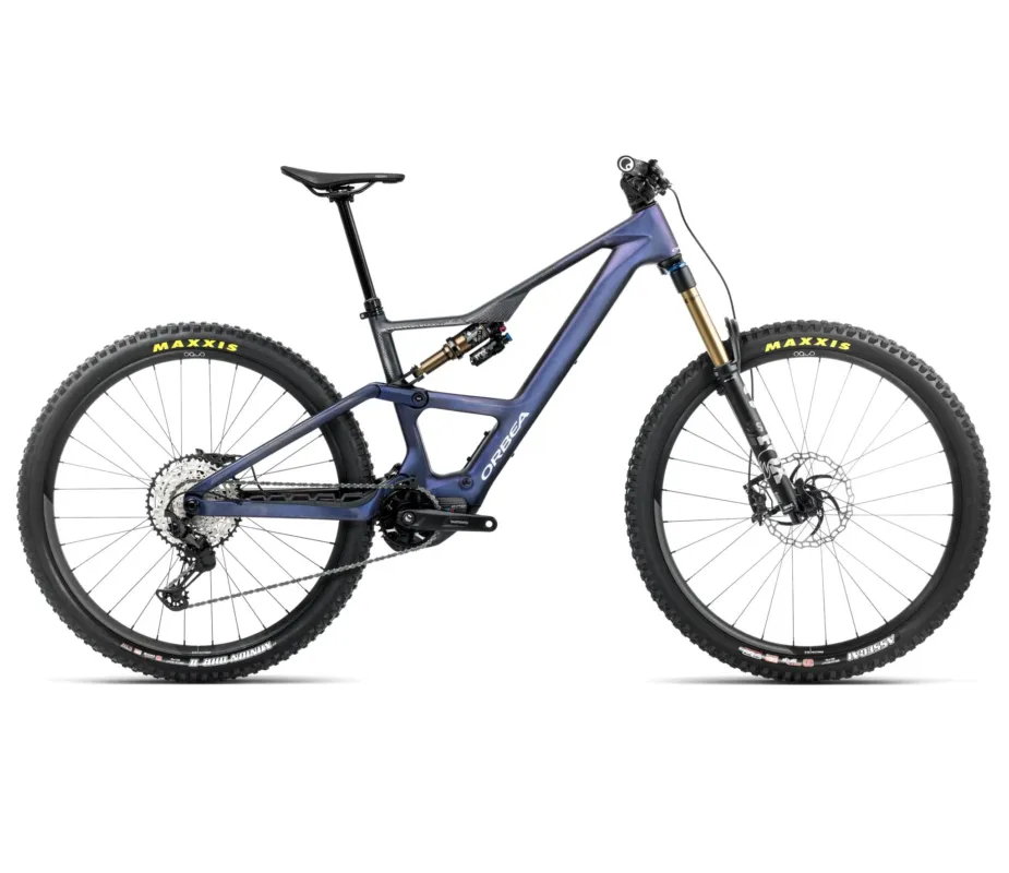 Versand Am Gleichen Tag Orbea RISE LT M10 630W Tanzanite Carbon View - Carbon Raw 2025 - XL