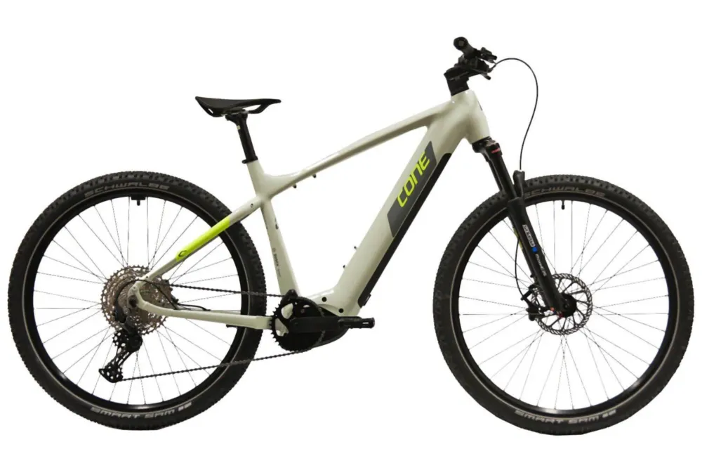 CONE eTrail IN 3.0 Gent 625Wh Grau-Schwarz / Gelb - 49 cm Sichere Zahlung