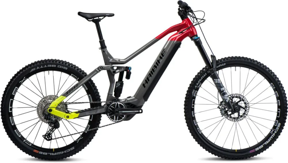 Super-Preis Haibike Nduro 7 Grey/Red/Lime - L