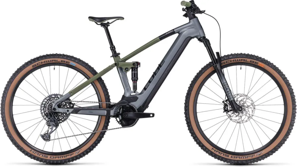 Cube Stereo Hybrid 120 TM 750 flashgrey´n´olive - L Neue Ware