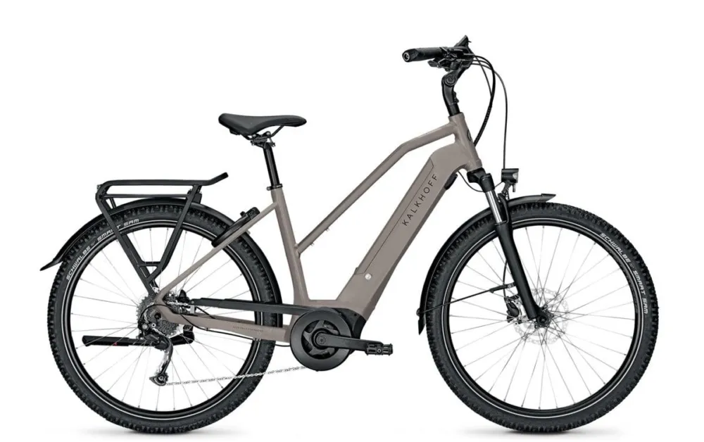 Begrenztes Angebot Kalkhoff Entice 3.B Move Moonstonegrey Matt Trapez 500 - M