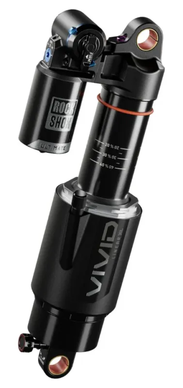 RockShox Rear Shock Vivid Ultimate RC2T D1 Reb55/Comp30 210 x 55 - black Knallerangebot