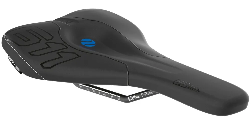 Finale Aktion SQ-lab Sattel 611 Ergowave S-Tube - black / 15cm