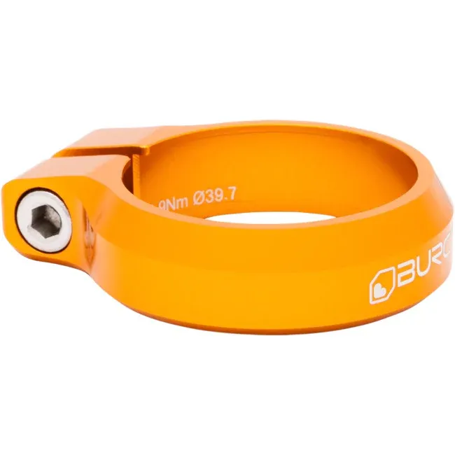 Burgtec Seat Clamp Iron Bro Orange 36.4mm Diameter - Iron Bro Orange / 36.4mm Diameter Letzte Chance