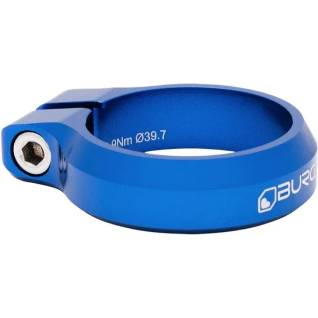 Burgtec Seat Clamp Deep Blue 34.9mm Diameter - Deep Blue / 34.9mm Diameter Rabatt