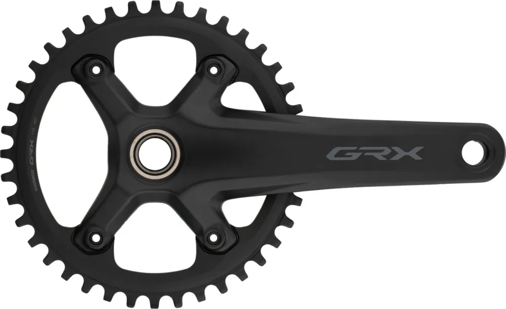 Gratis Versand Shimano GRX Kurbelgarnitur FC-RX600-1 - schwarz | 170,0 mm | 40