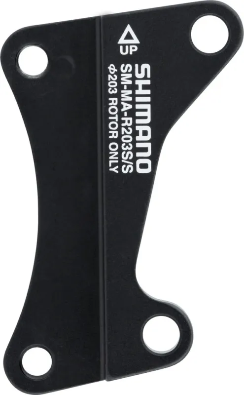 Shimano Scheibenbremsadapter für 203 mm Scheibe - schwarz | HR IS auf IS Super-Preis