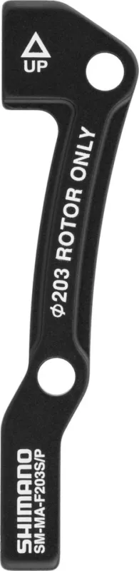 Shimano Scheibenbremsadapter für 203 mm Scheibe - schwarz | VR PM auf IS Solange Der Vorrat Reicht