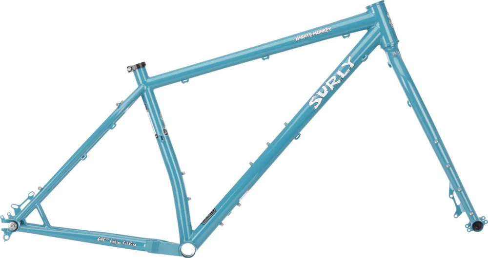 Surly Karate Monkey 27,5+/29" Rahmenkit - lost at sea | XS | 47 mm | 1 1\\/8" Kostenloser Rückversand