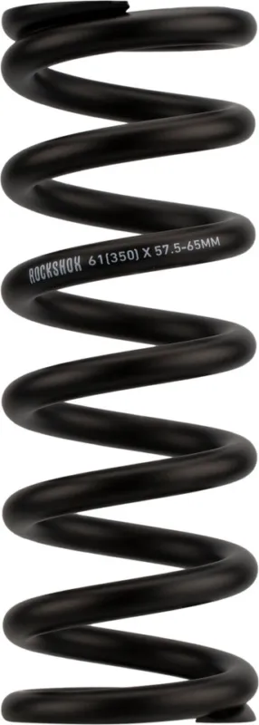 Billig RockShox SPRING, METRIC COIL, LENGTH 151MM, SPRING TRAVEL (57.5-65MM) - black | 600 lbs\\/inch