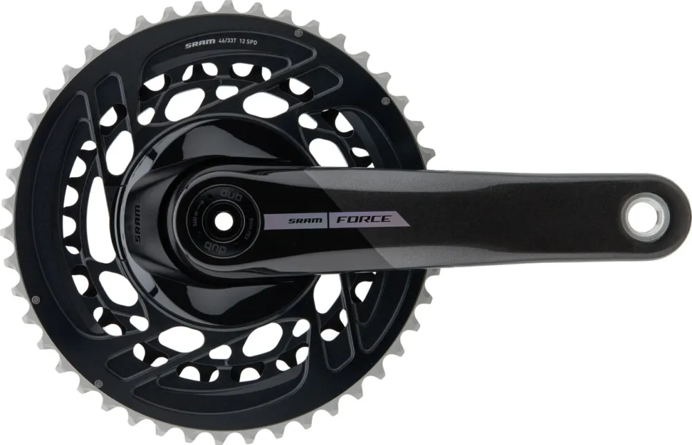 Sichere Zahlung SRAM Force D2 DUB DM 2x12-fach Carbon Kurbelgarnitur - iridescent | 175,0 mm | 33-46