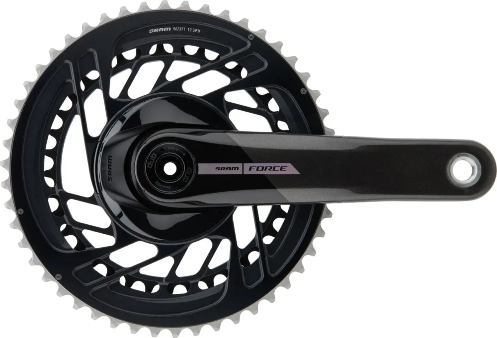 Abverkauf SRAM Force D2 DUB DM 2x12-fach Carbon Kurbelgarnitur - iridescent | 175,0 mm | 37-50