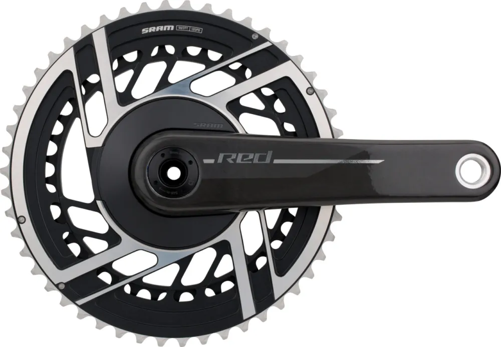 Preis Gesenkt SRAM Red E1 DUB 2x12-fach Carbon Kurbelgarnitur - natural carbon | 175,0 mm | 37-50