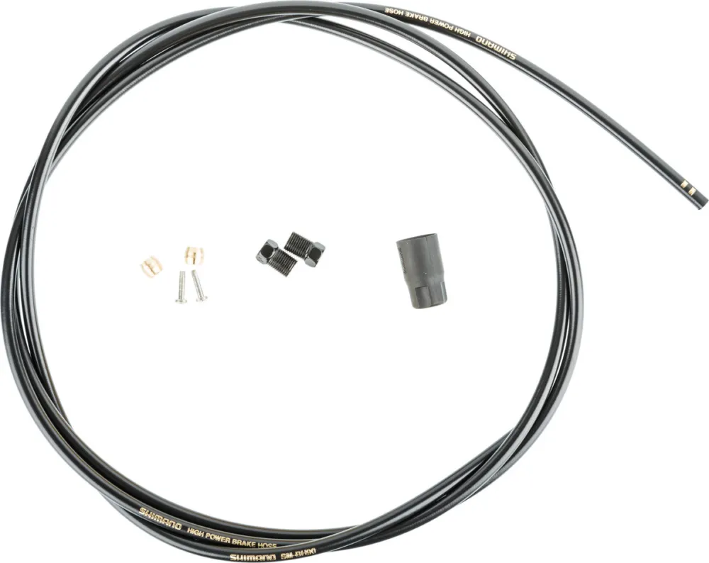 Shimano Bremsleitung SM-BH90-SS kürzbar für XTR (M9100), Deore, LX, MT520 - schwarz | 1000 mm Nur Für Kurze Zeit