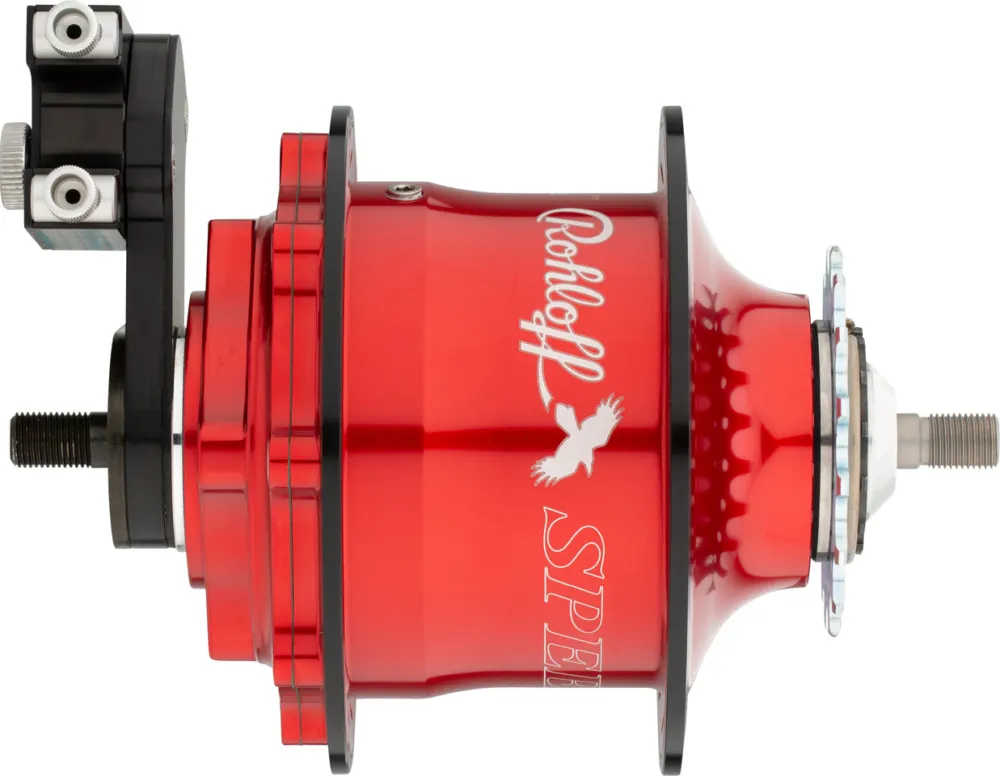 Top-Seller Rohloff Speedhub 500/14 TS Schraubachse 135 mm Getriebenabe - schwarz-eloxiert | Typ 7/32 Loch