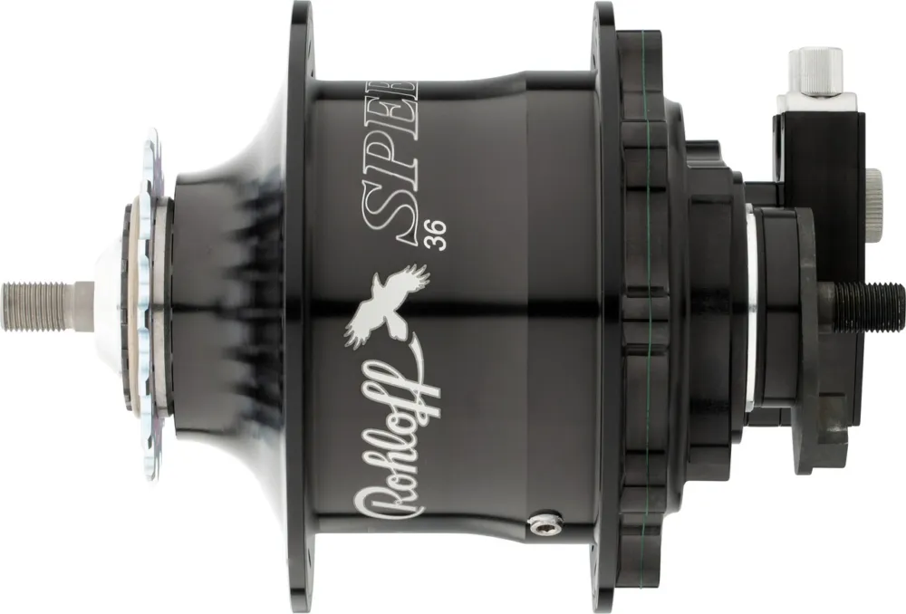 Garantierte Lieferung Rohloff Speedhub 500/14 TS Schraubachse 135 mm Getriebenabe - schwarz-eloxiert | Typ 6/36 Loch