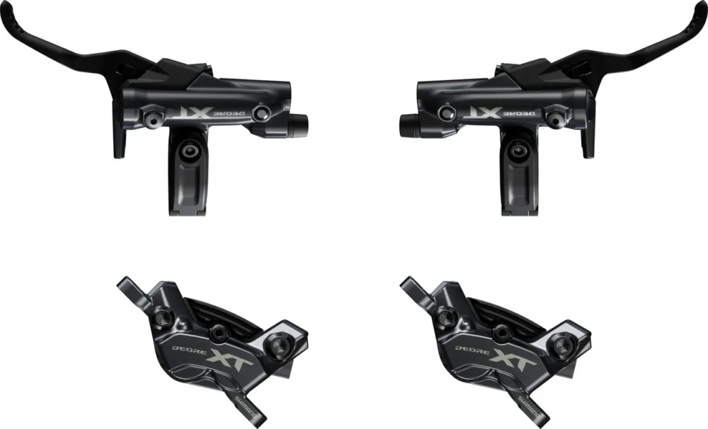 Wochenendangebot Shimano XT Scheibenbremsen Set BL-M8200+BR-M8220 - schwarz | links\\/rechts (seitenspezifisch ) | Set
